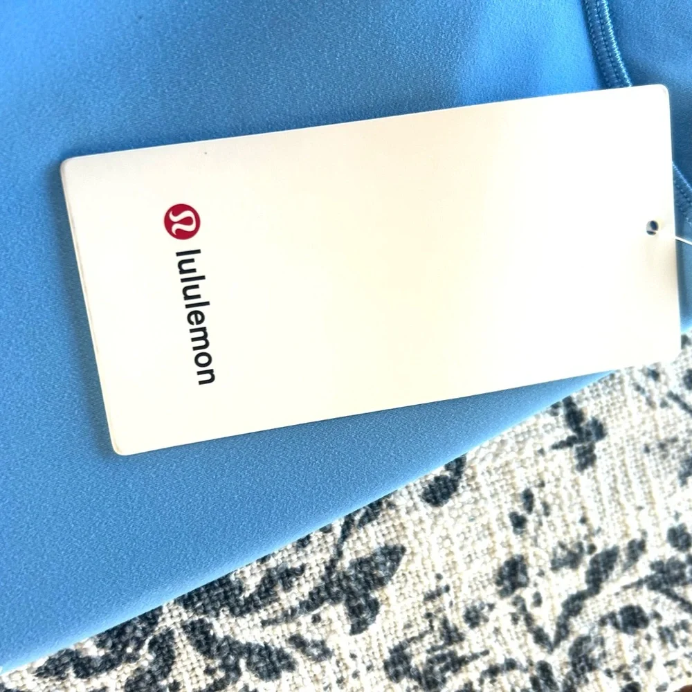 🆕NWT Lululemon Wunder Train High Rise Crop Leggings / Tights 23” in Aero Blue 4 - Picture 6 of 10